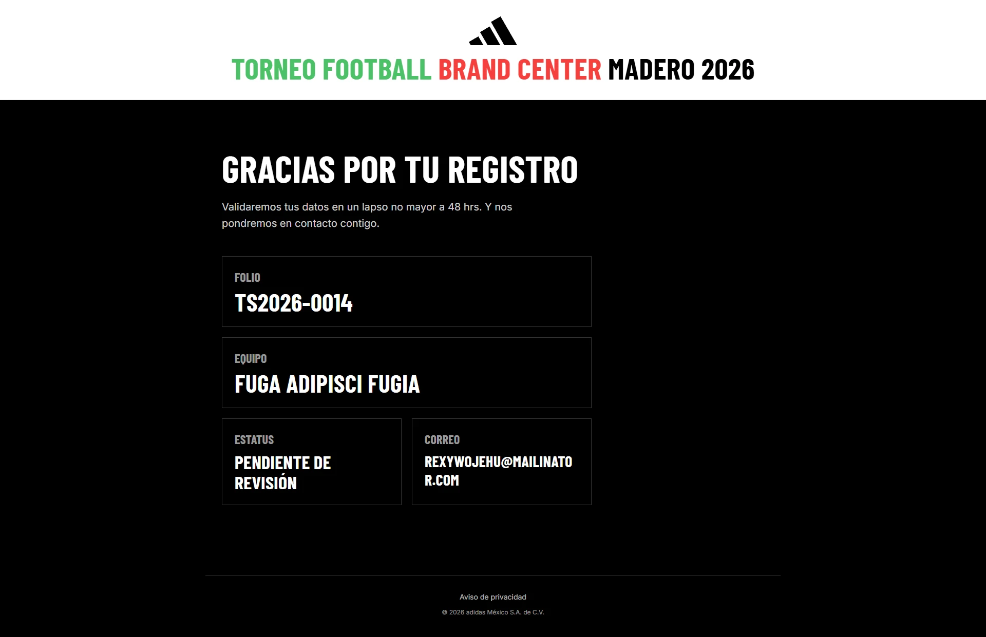 Plataforma de Torneos de Fútbol: imagen 5